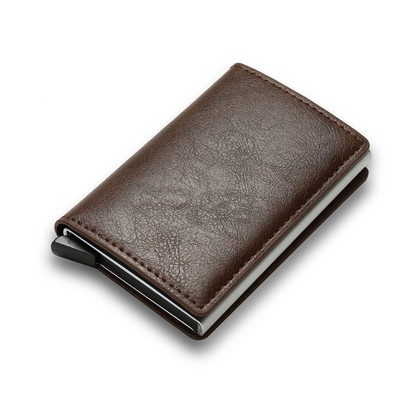 Luxury Leather Slim Wallet – Minimalist Card Holder