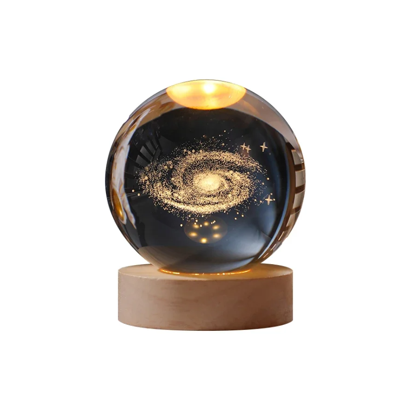 LumiSphere Pro – Galaxy Crystal Night Light