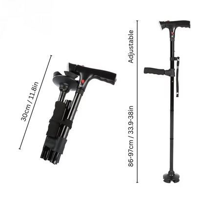 TrustStep – Telescopic Cane with Light & Safety Alarm